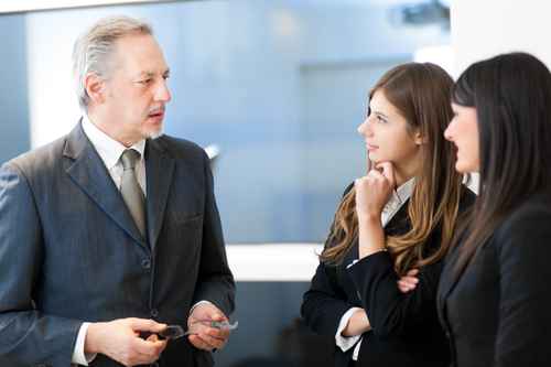 Business people at work in their office